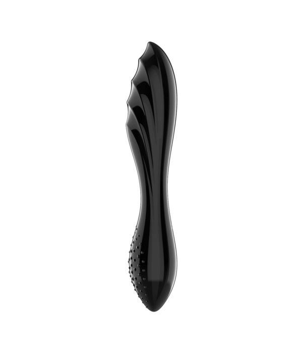 Satisfyer Dazzling Crystal 1 - Glazen Dildo - Zwart