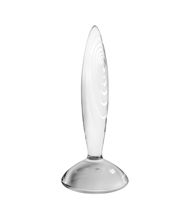 Satisfyer Sprankelend Kristal - Glazen Dildo - Transparant
