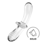Dubbele Crystal - Glazen Dildo - Transparant