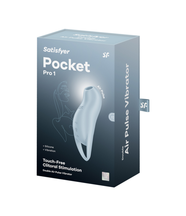 Satisfyer Pocket Pro 1 - Blauw