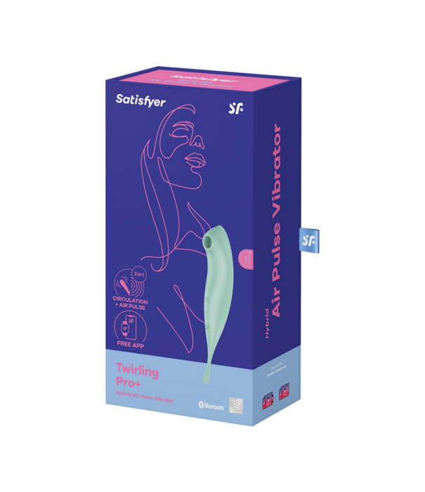 Satisfyer Twirling Pro - Tip Vibrator met App - Mint