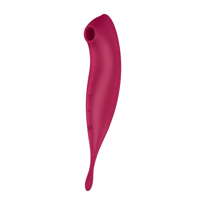 Satisfyer Twirling Pro - Tip Vibrator met App - Donkerrood afbeelding