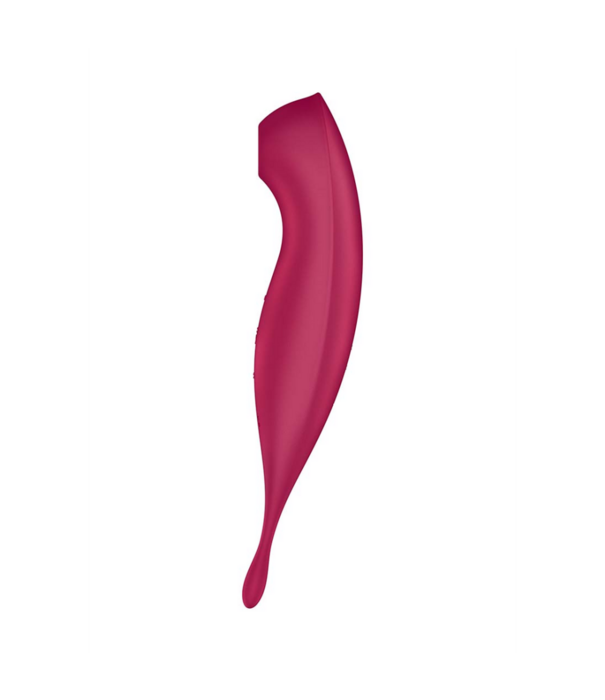 Satisfyer Twirling Pro - Tip Vibrator met App - Donkerrood