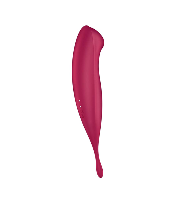 Satisfyer Twirling Pro - Tip Vibrator met App - Donkerrood