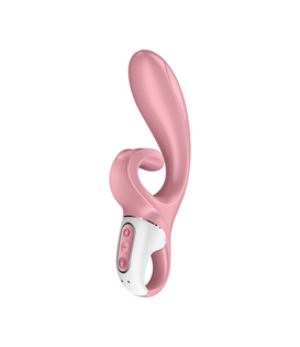 Hug Me - Rabbit Vibrator met Tongue Tip voor Clitoris Stimulatie - Roze