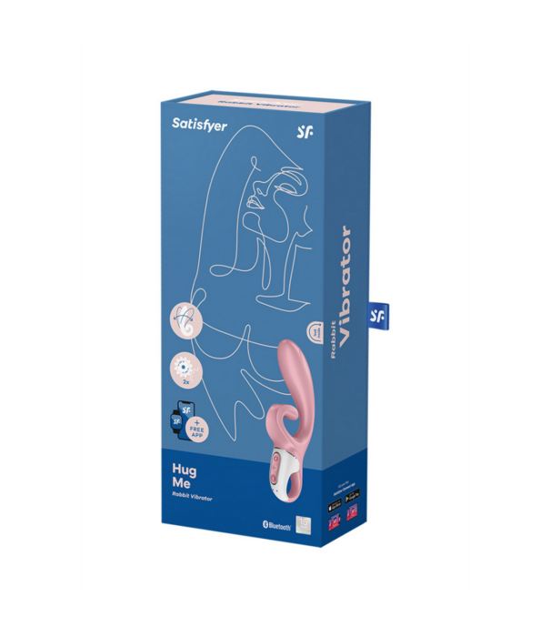 Satisfyer Hug Me - Rabbit Vibrator met Tongue Tip voor Clitoris Stimulatie - Roze