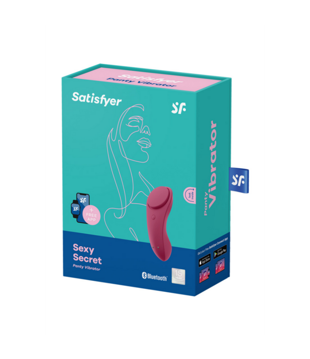 Satisfyer Sexy Secret - Panties Vibrator - Wijnrood