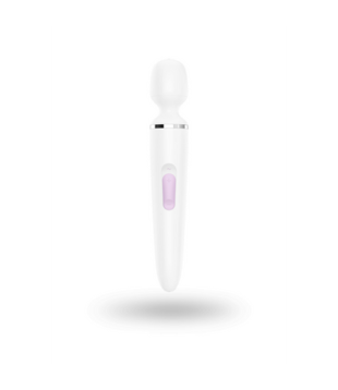 Wand-er Woman - Wand Vibrator - Wit/Chroom