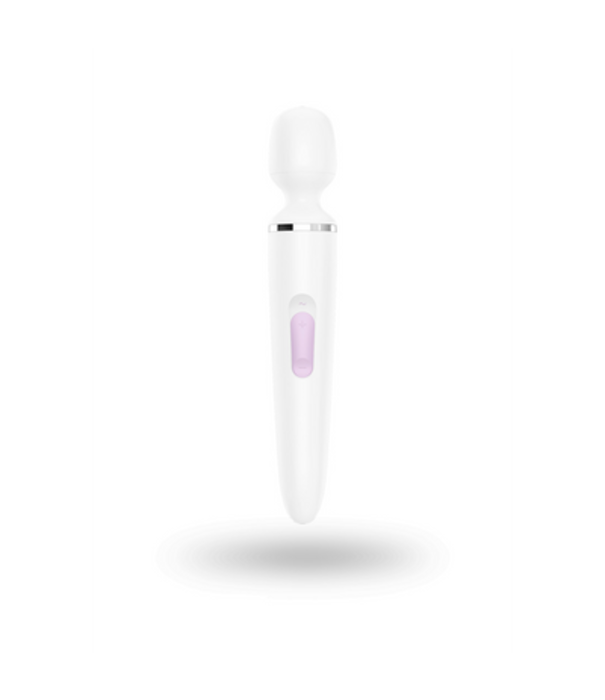 Satisfyer Wand-er Woman - Wand Vibrator - Wit/Chroom