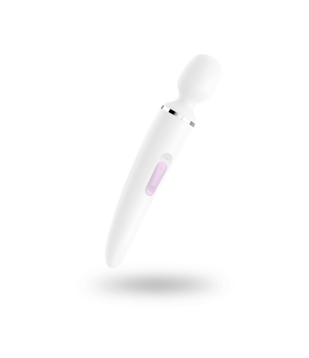 Satisfyer Wand-er Woman - Wand Vibrator - Wit/Chroom