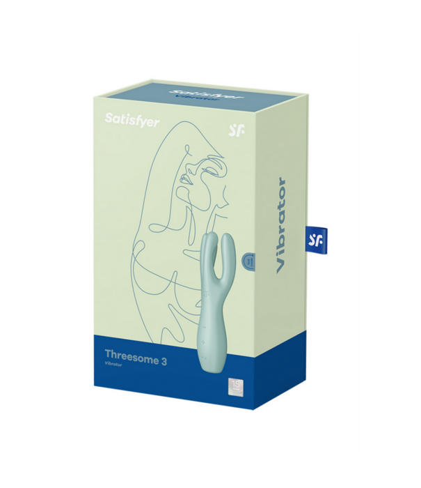 Satisfyer Threesome 3 - Lay-on Vibrator - Mint