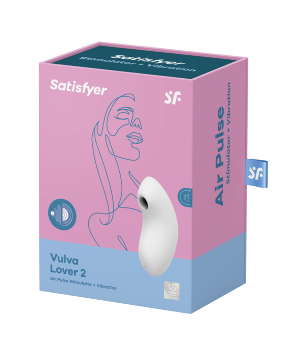 Satisfyer Vulva Lover 2 - Dubbele Luchtpulsvibrator - Wit