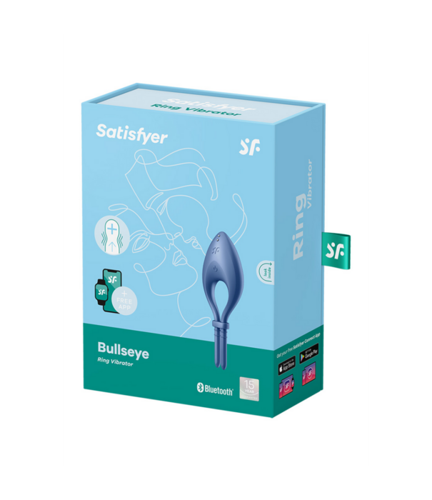 Satisfyer Bullseye - Vibrerende Cockring - Blauw