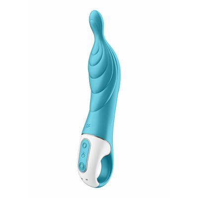 Satisfyer A-Mazing 2 - A-Spot Stimulator met Textuur - Turquoise afbeelding