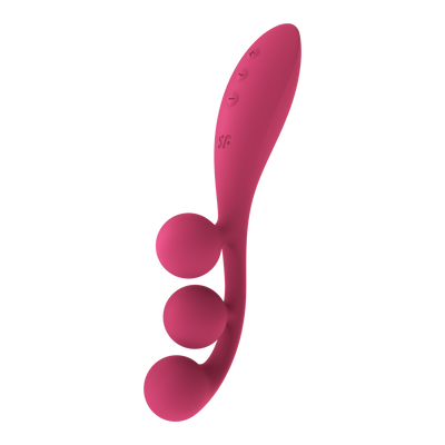 Satisfyer Tri Ball 1 - Multi Vibrator - Rood afbeelding
