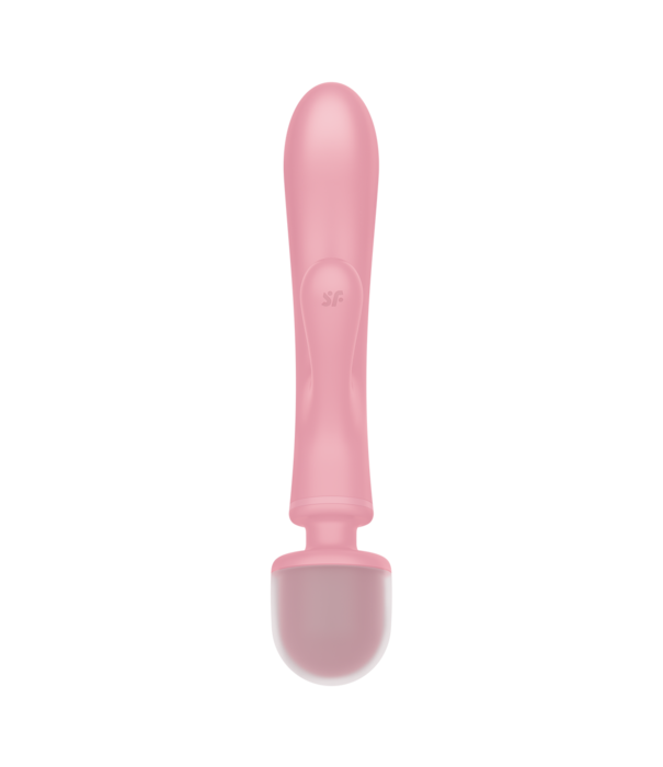 Satisfyer Triple Lover - Hybrid Wand Vibrator - Roze
