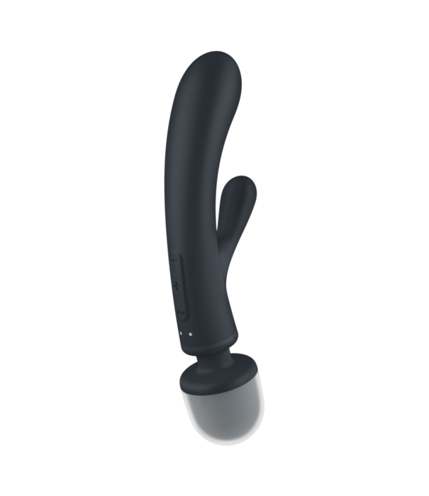 Satisfyer Triple Lover - Hybride Wand Vibrator - Grijs