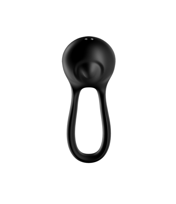 Satisfyer Majestic Duo - Dubbele Strap Vibrerende Cockring - Zwart