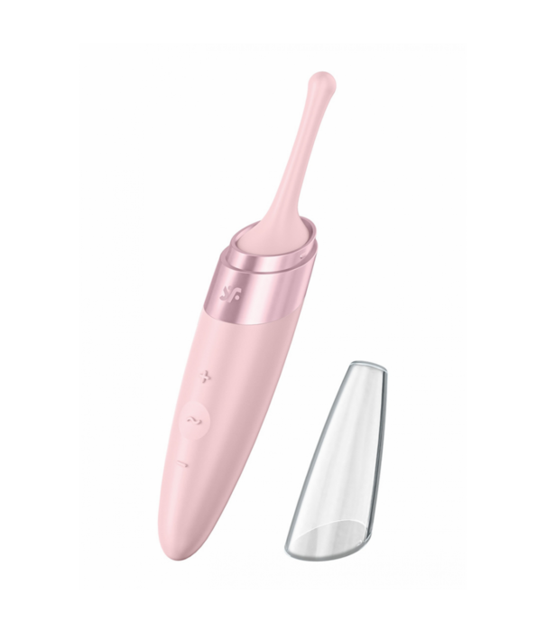 Satisfyer Draaiende Verwennerij - Tip Vibrator - Oud Roze
