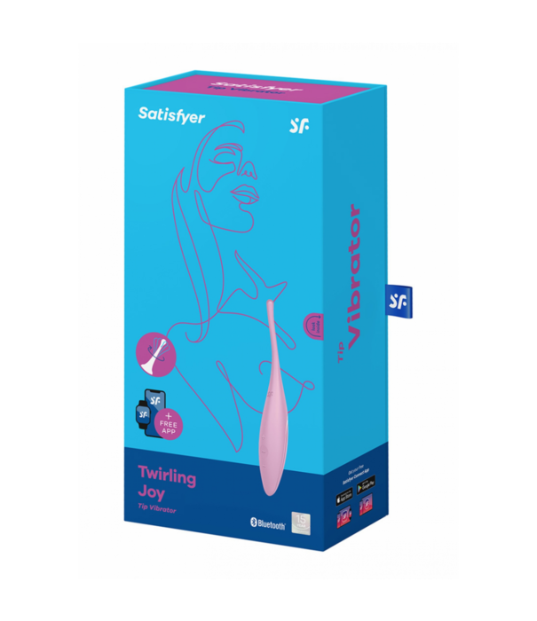 Satisfyer Draaiende Vreugde - Tip Vibrator - Roze