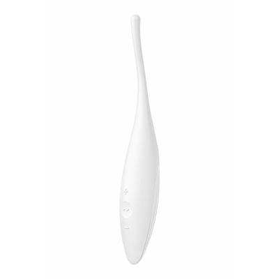 Satisfyer Draaiende Vreugde - Tip Vibrator - Wit afbeelding