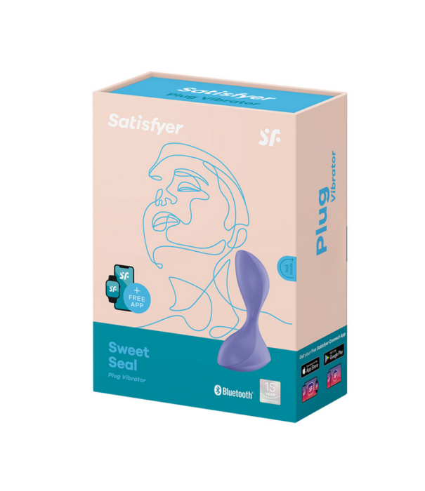 Satisfyer Sweet Seal - Vibrerende Butt Plug - Lila