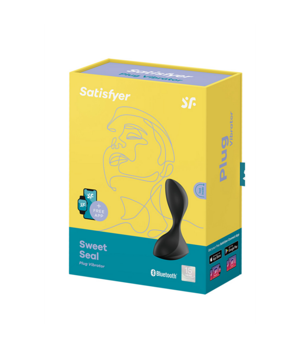 Satisfyer Sweet Seal - Vibrerende Butt Plug - Zwart
