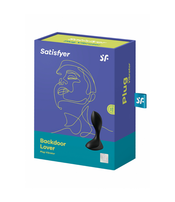Satisfyer Backdoor Lover - Butt Plug Vibrator - Zwart