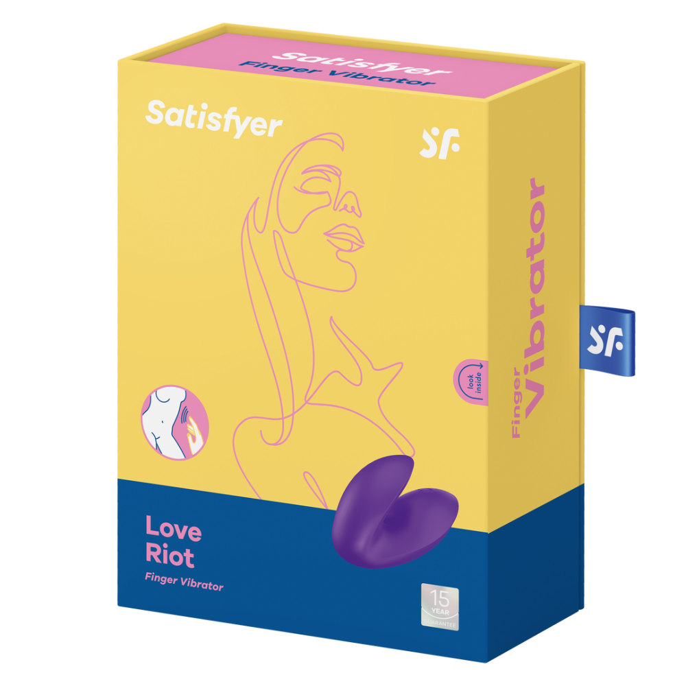Satisfyer Love Riot - Vinger Vibrator - Paars afbeelding
