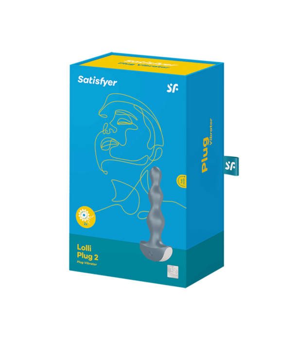Satisfyer Lolli Plug 2 - Classic Vibrator - IJsblauw