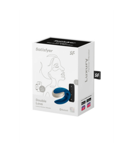 Double Love - Luxe Partner Vibrator - Blauw