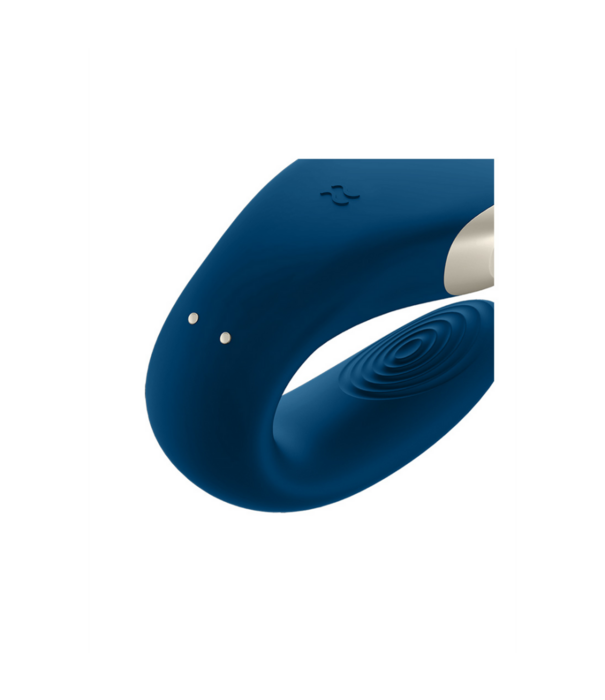 Satisfyer Double Love - Luxe Partner Vibrator - Blauw