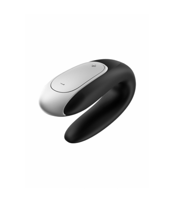 Satisfyer Dubbel Plezier - Partner Vibrator - Zwart