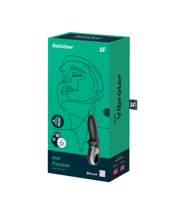 Satisfyer Hot Passion - Verwarmende Anale Vibrator - Zwart