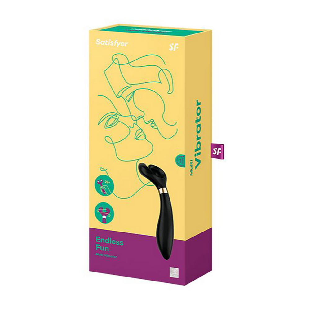 Satisfyer Eindeloos Plezier - Partner Vibrator - Zwart afbeelding