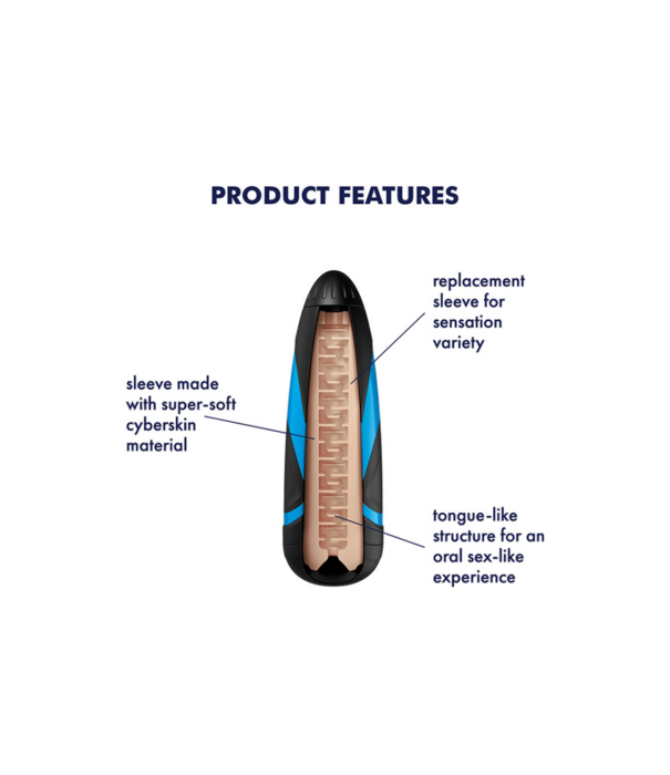 Satisfyer Mannen Lustige Tongen - Penis Sleeve
