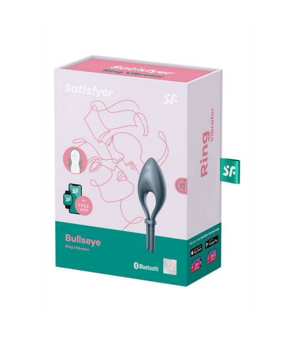 Satisfyer Bullseye - Vibrerende Cockring - Donkerblauw