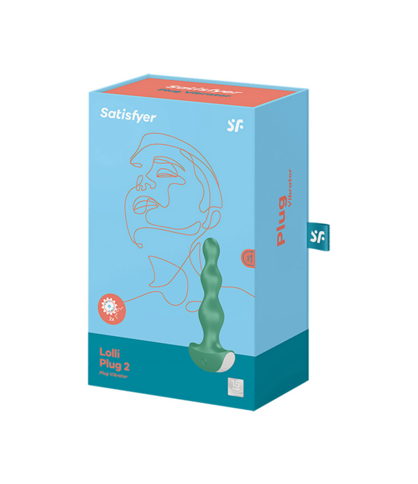 Satisfyer Lolli Plug 2 - Classic Vibrator - Groen