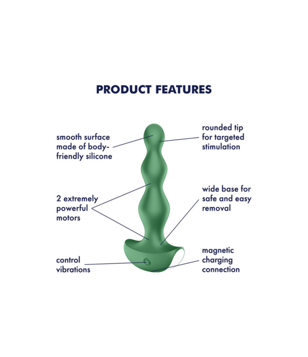 Satisfyer Lolli Plug 2 - Classic Vibrator - Groen