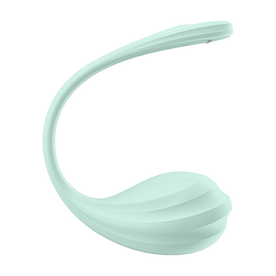 Satisfyer Smooth Petal Connect App - Draagbare Paar Vibrator - Mint afbeelding