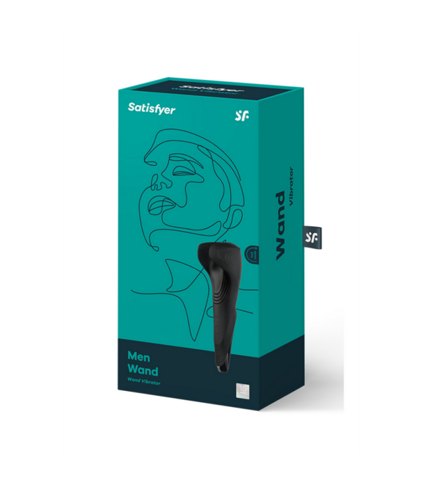 Satisfyer Mannen - Wand Vibrator - Zwart