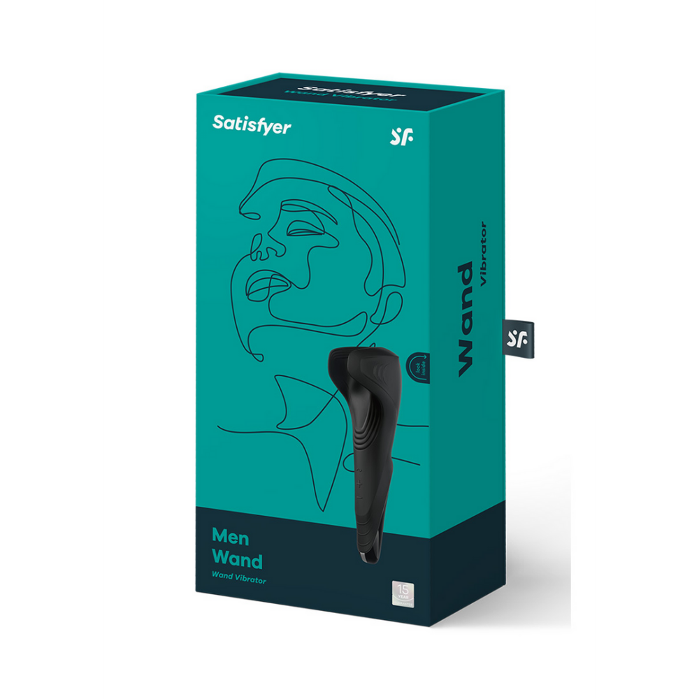 Satisfyer Mannen - Wand Vibrator - Zwart afbeelding