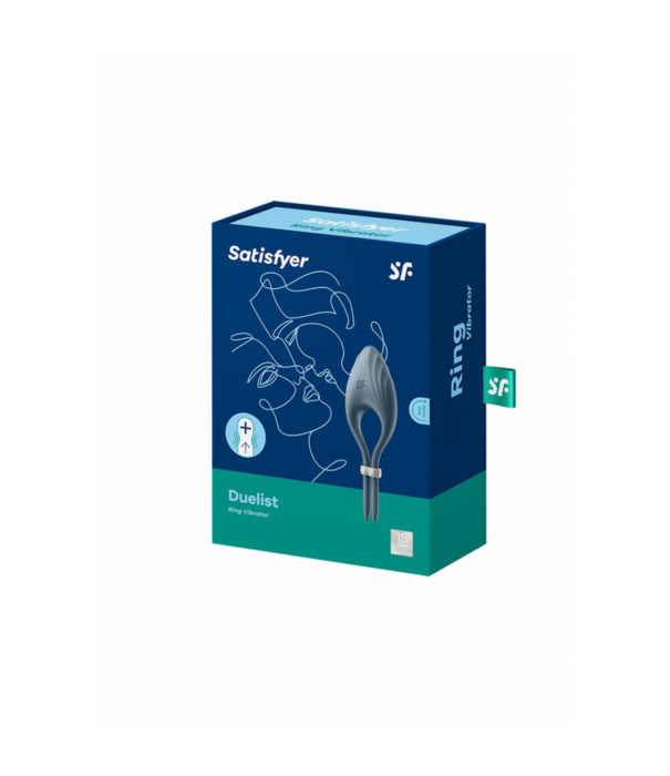 Satisfyer Duelist - Aanpasbare Cockring - Donkerblauw