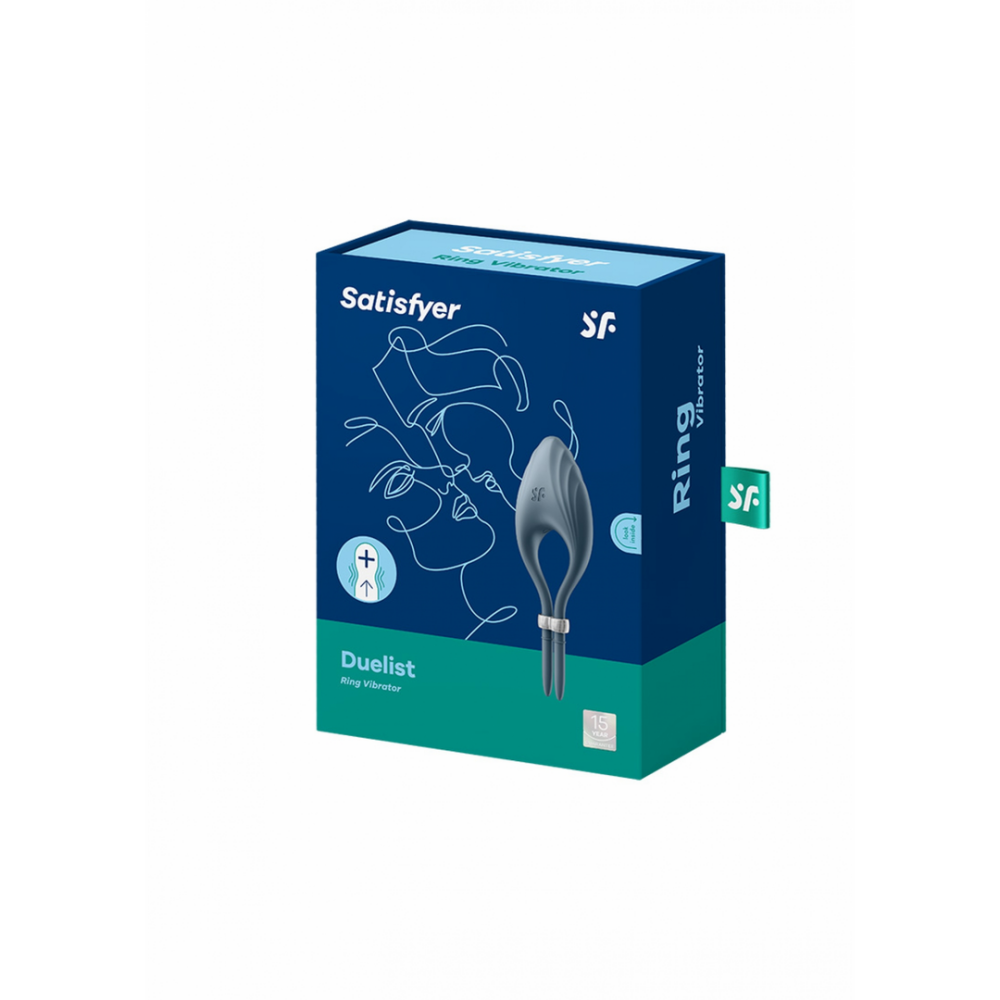 Satisfyer Duelist - Aanpasbare Cockring - Donkerblauw afbeelding