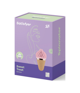 Zoete Traktatie - Stimulerende Tongspinnator - Roze/Bruin