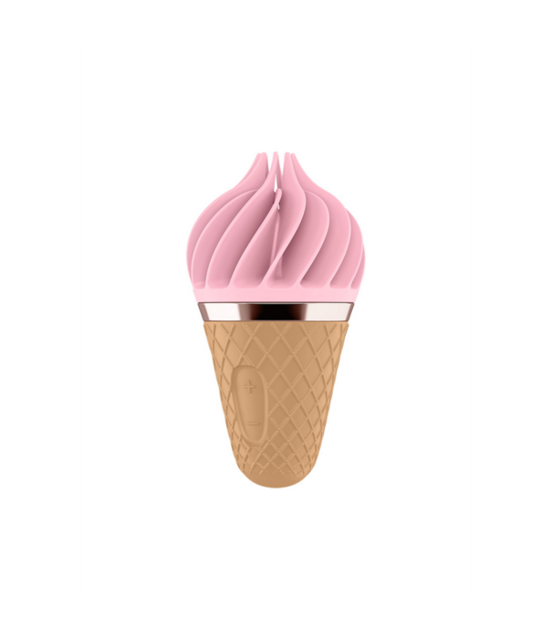 Satisfyer Zoete Traktatie - Stimulerende Tongspinnator - Roze/Bruin