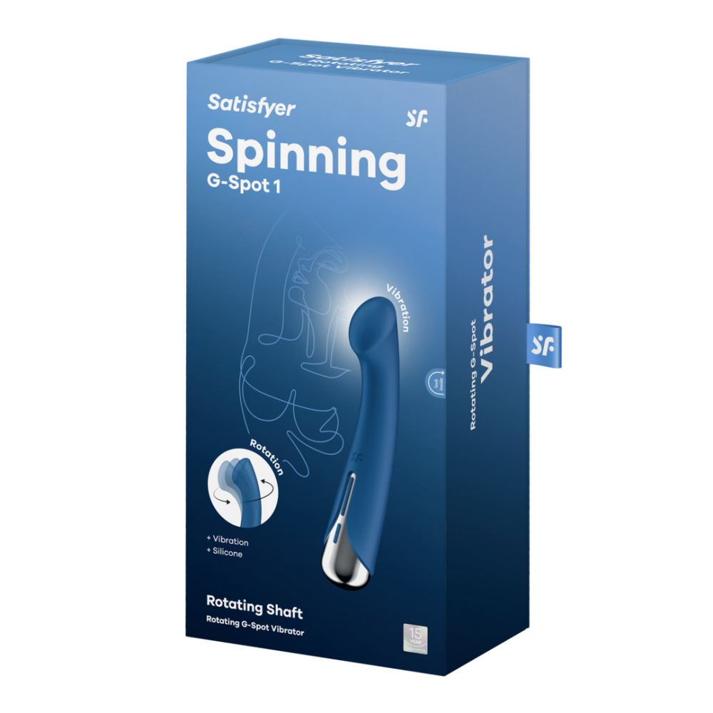 Satisfyer Spinning G-Spot 1 - Draaibare G-Spot Vibrator - Blauw afbeelding
