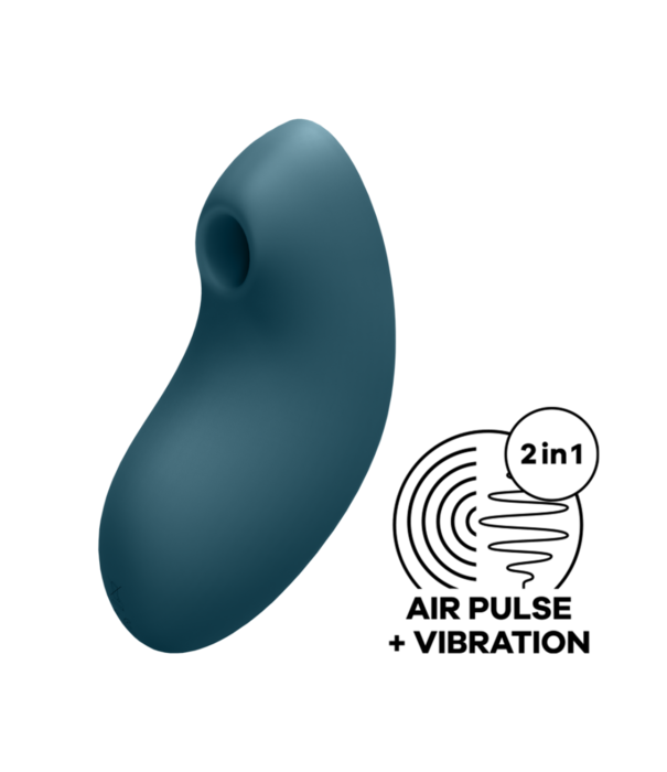 Satisfyer Vulva Lover 2 - Dubbele Luchtdruk Vibrator - Blauw