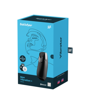 Mannen Vibration Plus Connect App - Zwart