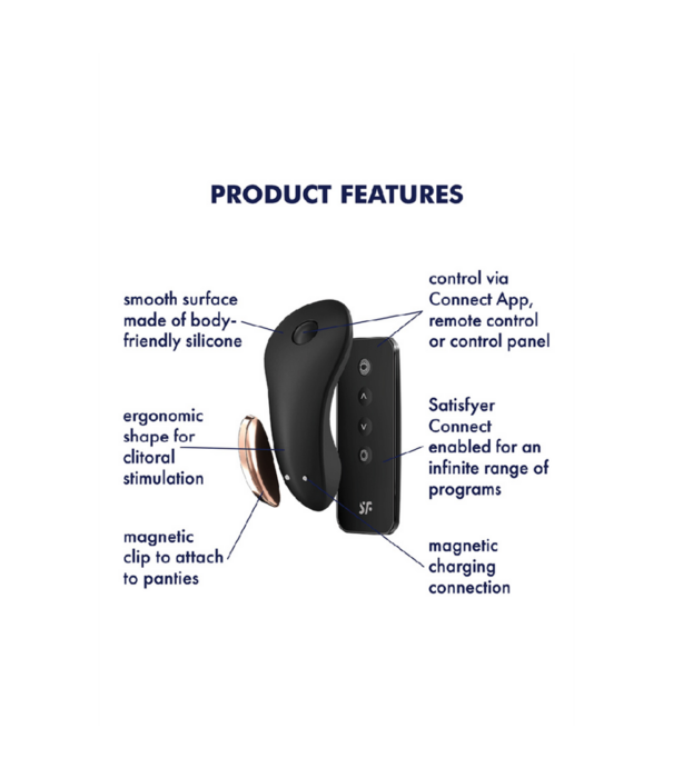 Satisfyer Little Secret - Panties Vibrator - Zwart